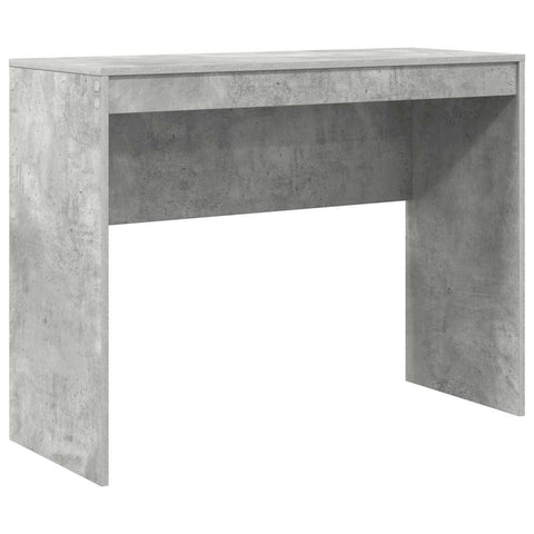 vidaXL Desk with Storage 2 pcs Concrete Grey 100 x 40 x 76 cm