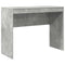 vidaXL Desk with Storage 2 pcs Concrete Grey 100 x 40 x 76 cm