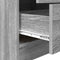 vidaXL Desk with Storage with Shelf 2 pcs Grey sonoma 100 x 40 x 76 cm