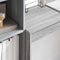 vidaXL Desk with Storage with Shelf 2 pcs Grey sonoma 100 x 40 x 76 cm