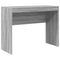 vidaXL Desk with Storage with Shelf 2 pcs Grey sonoma 100 x 40 x 76 cm