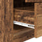 vidaXL Desk with Storage with Drawer 2 pcs Old Wood 100 x 40 x 76 cm