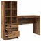 vidaXL Desk with Storage with Drawer 2 pcs Old Wood 100 x 40 x 76 cm