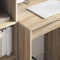 vidaXL Desk with Storage with Drawer 2 pcs Sonoma Oak 60 x 50 x 76 cm