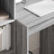 vidaXL Desk with Storage with Drawer 2 pcs Grey sonoma 60 x 50 x 76 cm