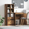 vidaXL Desk with Storage with Drawer 2 pcs Old Wood 60 x 50 x 76 cm