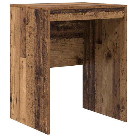 vidaXL Desk with Storage with Drawer 2 pcs Old Wood 60 x 50 x 76 cm