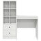 vidaXL Desk with Storage 2 pcs White 70 x 50 x 76 cm Engineered wood