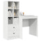 vidaXL Desk with Storage 2 pcs White 70 x 50 x 76 cm Engineered wood