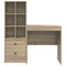 vidaXL Desk with Storage with Drawer 2 pcs Sonoma Oak 70 x 50 x 76 cm