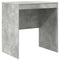 vidaXL Desk with Storage 2 pcs Concrete Grey 70 x 50 x 76 cm