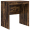 vidaXL Desk with Storage with Drawer 2 pcs Smoked Oak 70 x 50 x 76 cm
