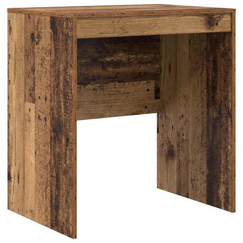 vidaXL Desk with Storage with Drawer 2 pcs Old Wood 70 x 50 x 76 cm