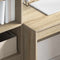 vidaXL Desk with Storage with Drawer 2 pcs Sonoma Oak 80 x 50 x 76 cm