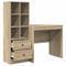 vidaXL Desk with Storage with Drawer 2 pcs Sonoma Oak 80 x 50 x 76 cm