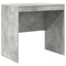 vidaXL Desk with Storage 2 pcs Concrete Grey 80 x 50 x 76 cm