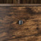 vidaXL Desk with Storage with Drawer 2 pcs Smoked Oak 80 x 50 x 76 cm