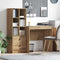 vidaXL Desk with Storage with Drawer 2 pcs Artisan oak 80 x 50 x 76 cm