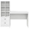 vidaXL Desk with Storage 2 pcs White 90 x 50 x 76 cm Engineered wood