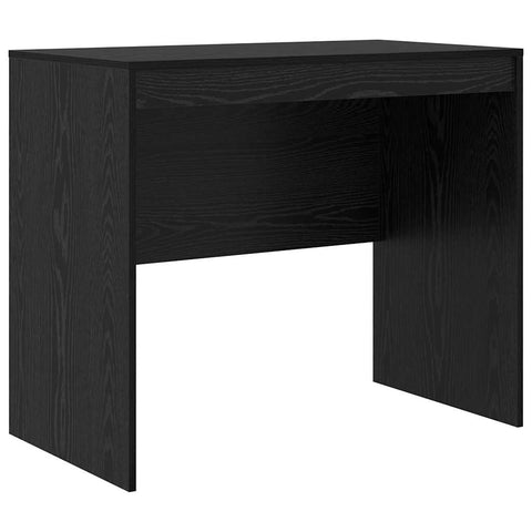 vidaXL Desk with Storage with Drawer 2 pcs Black oak 90 x 50 x 76 cm