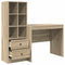 vidaXL Desk with Storage with Drawer 2 pcs Sonoma Oak 90 x 50 x 76 cm