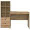 vidaXL Desk with Storage with Drawer 2 pcs Artisan oak 90 x 50 x 76 cm