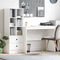 vidaXL Desk with Storage 2 pcs White 100 x 50 x 76 cm Engineered wood