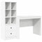 vidaXL Desk with Storage 2 pcs White 100 x 50 x 76 cm Engineered wood