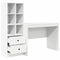 vidaXL Desk with Storage 2 pcs White 100 x 50 x 76 cm Engineered wood