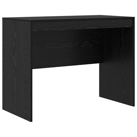 vidaXL Desk with Storage with Drawer 2 pcs Black oak 100 x 50 x 76 cm