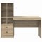 vidaXL Desk with Storage with Drawer 2 pcs Sonoma Oak 100 x 50 x 76 cm