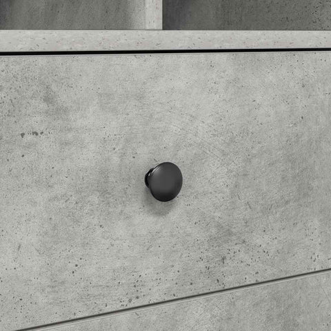 vidaXL Desk with Storage 2 pcs Concrete Grey 100 x 50 x 76 cm