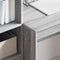 vidaXL Desk with Storage with Shelf 2 pcs Grey sonoma 100 x 50 x 76 cm
