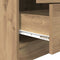 vidaXL Desk with Storage with Shelf 2 pcs Artisan oak 100 x 50 x 76 cm