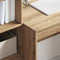vidaXL Desk with Storage with Shelf 2 pcs Artisan oak 100 x 50 x 76 cm