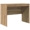 vidaXL Desk with Storage with Shelf 2 pcs Artisan oak 100 x 50 x 76 cm