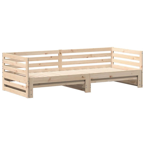 vidaXL Day bed with Trundle without Mattress 80x200 cm