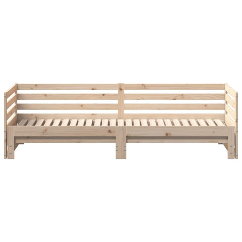 vidaXL Day bed with Trundle without Mattress 80x200 cm
