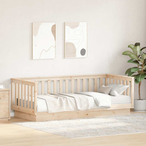 vidaXL Day Bed without Mattress 90x200 cm Solid Wood Pine