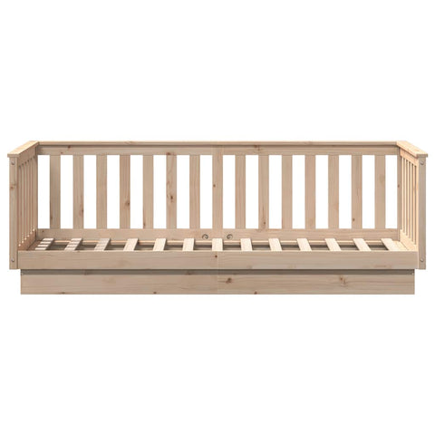 vidaXL Day Bed without Mattress 90x200 cm Solid Wood Pine