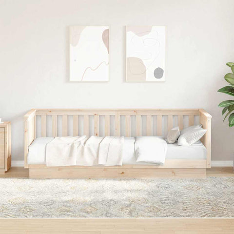vidaXL Day Bed without Mattress 90x200 cm Solid Wood Pine