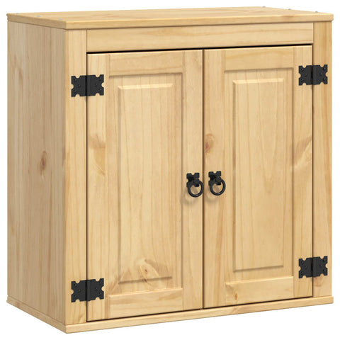 vidaXL Cabinet with Shelf Honey 60 x 32 x 60 cm Solid Pine Wood