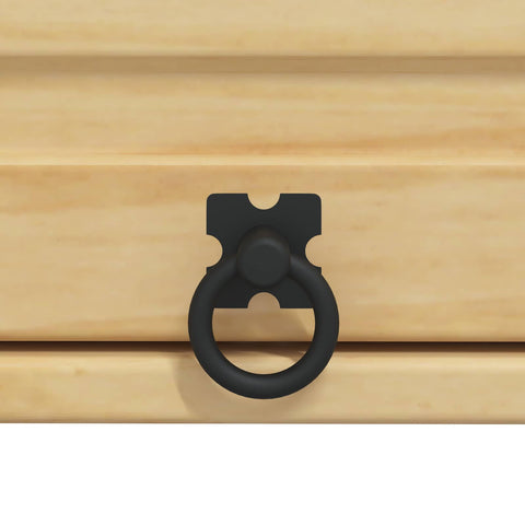 vidaXL Cabinet with Storage Honey 60 x 32 x 40 cm Solid Pine Wood