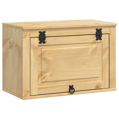 vidaXL Cabinet with Storage Honey 60 x 32 x 40 cm Solid Pine Wood