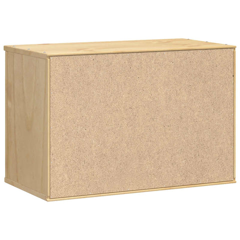 vidaXL Cabinet with Storage Honey 60 x 32 x 40 cm Solid Pine Wood