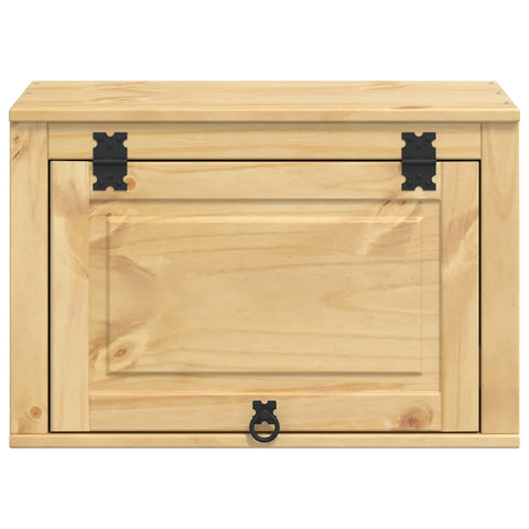 vidaXL Cabinet with Storage Honey 60 x 32 x 40 cm Solid Pine Wood