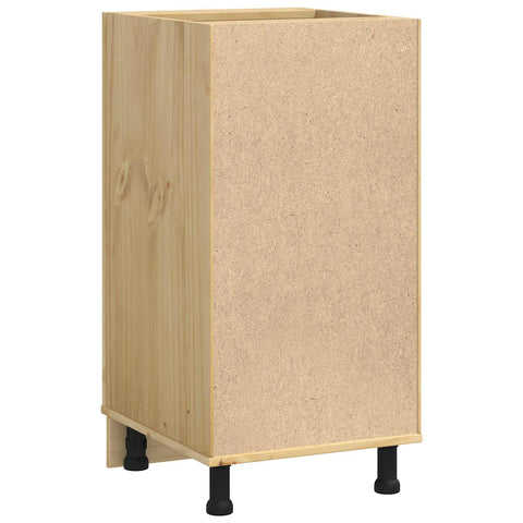 vidaXL Cabinet with Drawer Honey 40 x 46 x 81.5 cm Solid Pine Wood