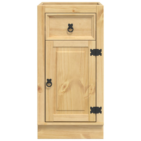 vidaXL Cabinet with Drawer Honey 40 x 46 x 81.5 cm Solid Pine Wood