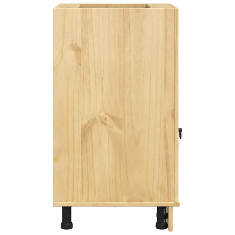 vidaXL Cabinet with Drawer Honey 40 x 46 x 81.5 cm Solid Pine Wood