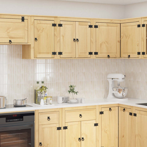 vidaXL Cabinet with Shelf Honey 40 x 32 x 60 cm Solid Pine Wood